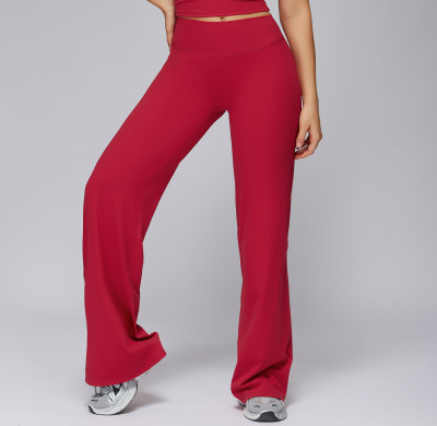 High-Waist Wide-Leg Yoga Pants