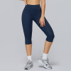 High-Waist Sculpting Capri Leggings (3/4 Length)