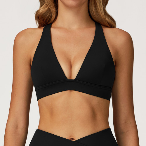 Deep V Sculpt Bra Top