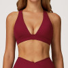 Deep V Sculpt Bra Top