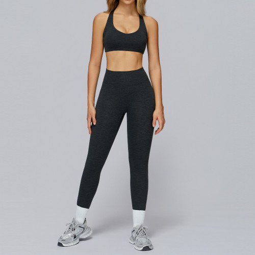 Seamless Sculpt Sports Bra & High-Waist Leggings Set