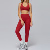 Seamless Sculpt Sports Bra & High-Waist Leggings Set