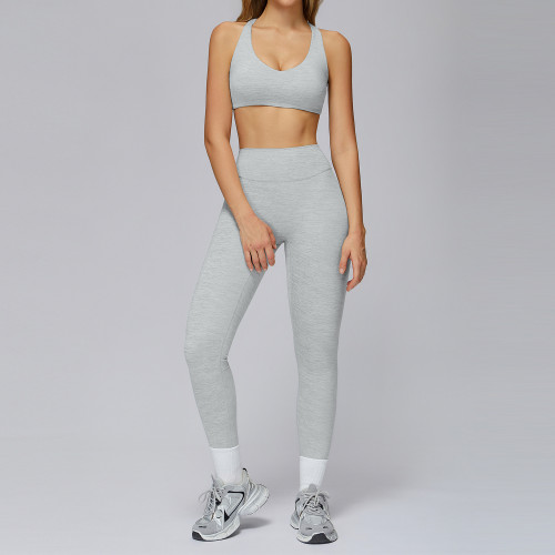Seamless Sculpt Sports Bra & High-Waist Leggings Set