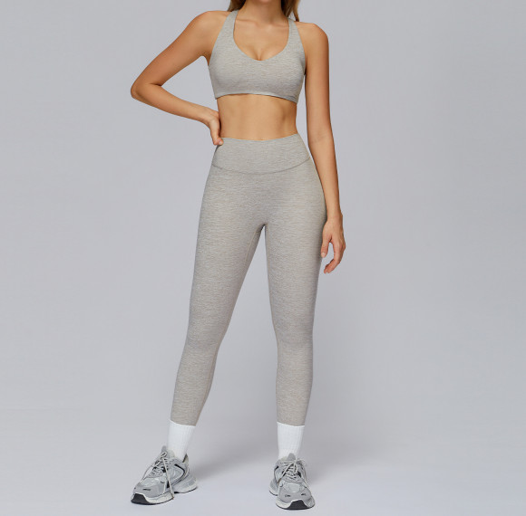 Seamless Sculpt Sports Bra & High-Waist Leggings Set