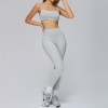 Minimal Strap Sports Bra & High-Waist Leggings Set