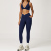 OEM & ODM V-Neck Racerback Sports Bra & Crossover High-Waist Leggings Set | Wholesale Activewear Solutions for Brands & Distributors | Custom Sizing, Private Label, and High-Quality Materials Availabl