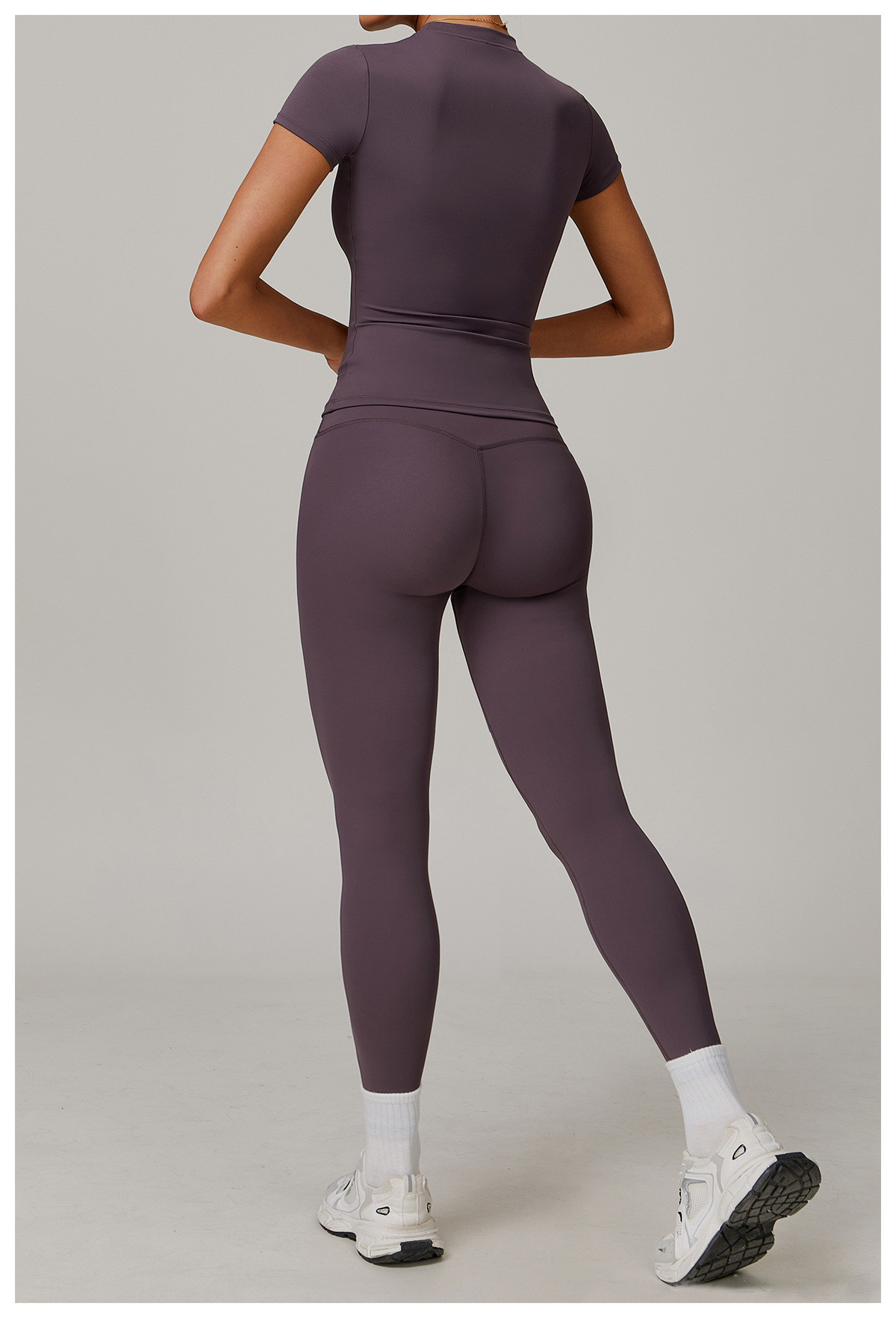 brushed yoga set wholesale