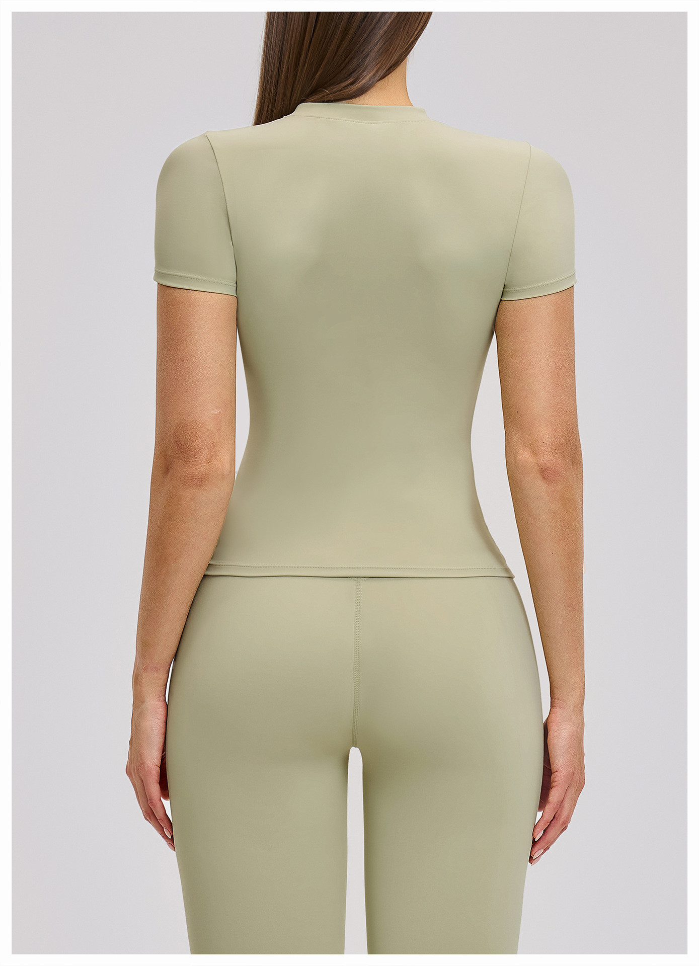 short-sleeved fitness tops