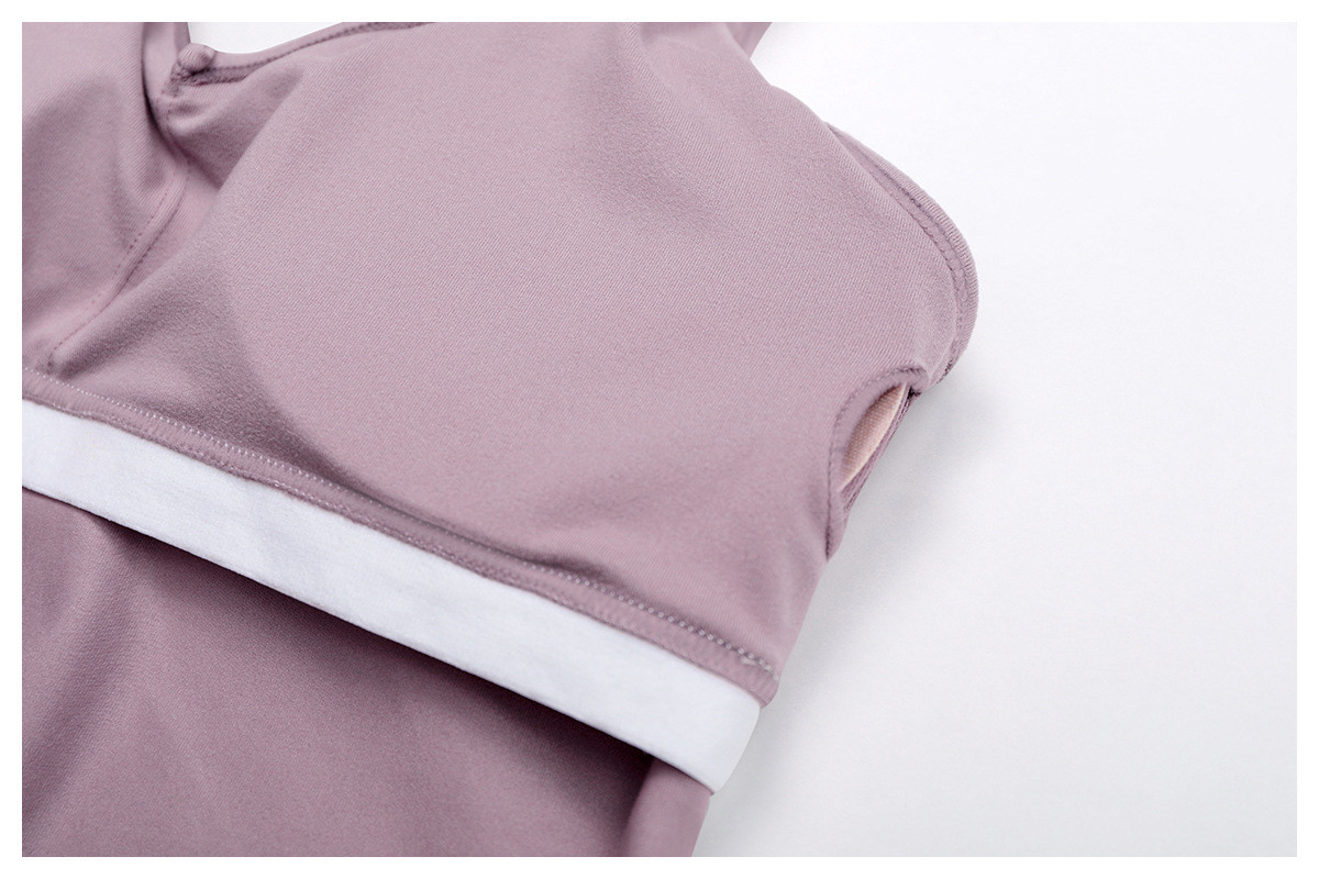 custom V shaped crop top details