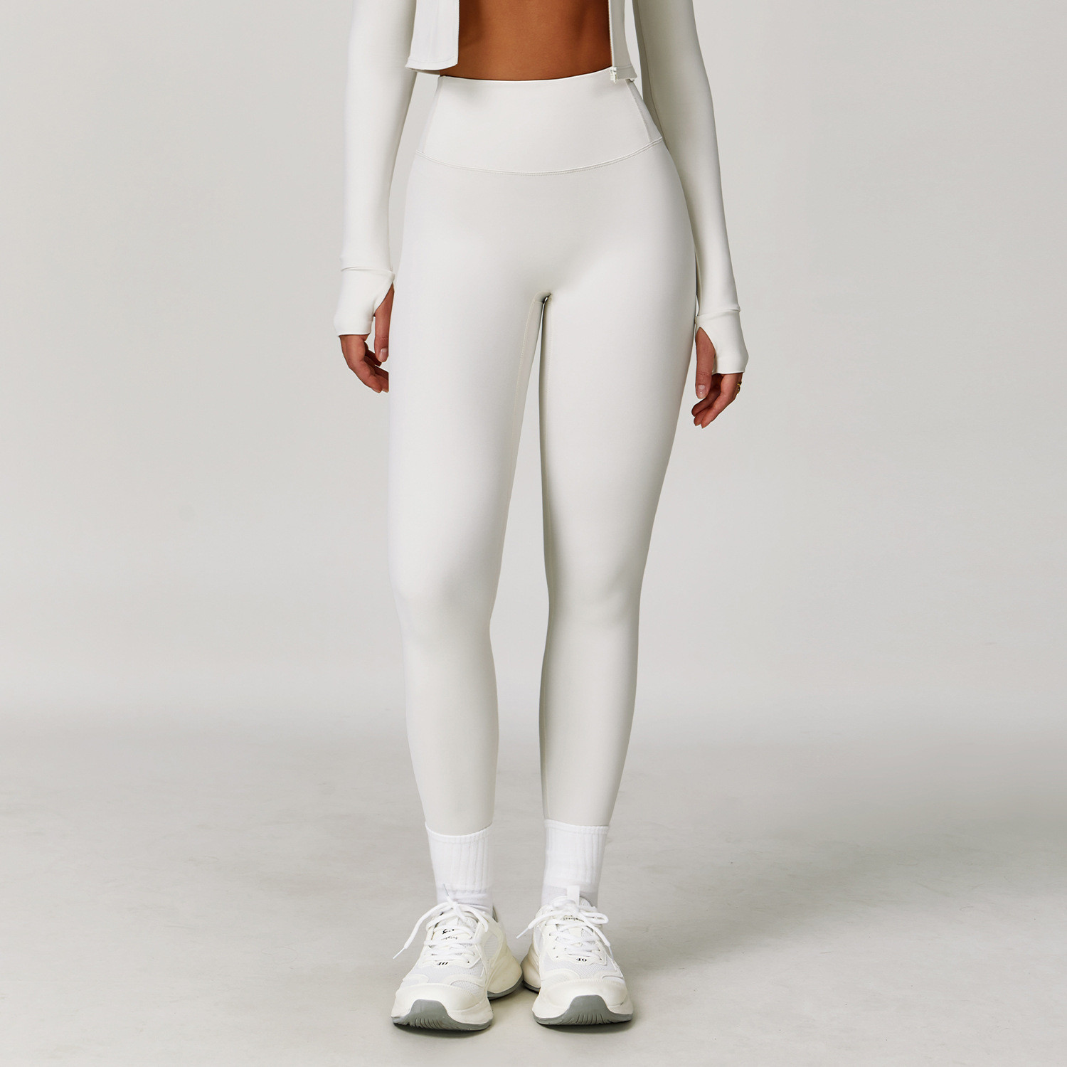 high-waisted gym pants