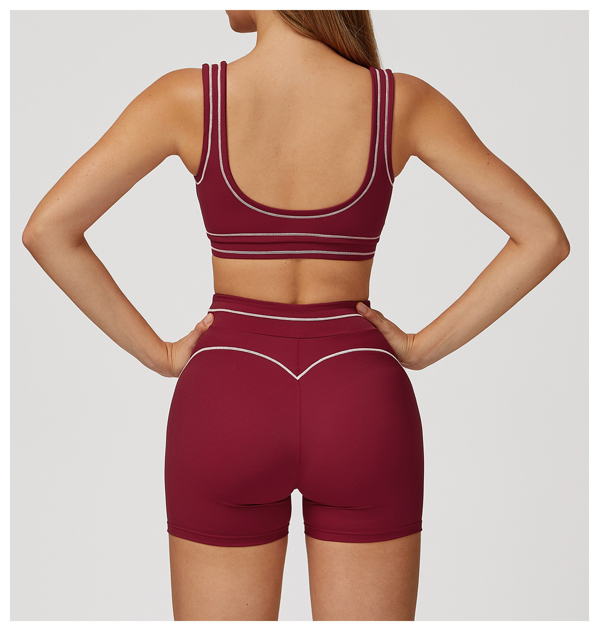 color-blocked fitness outfits for women