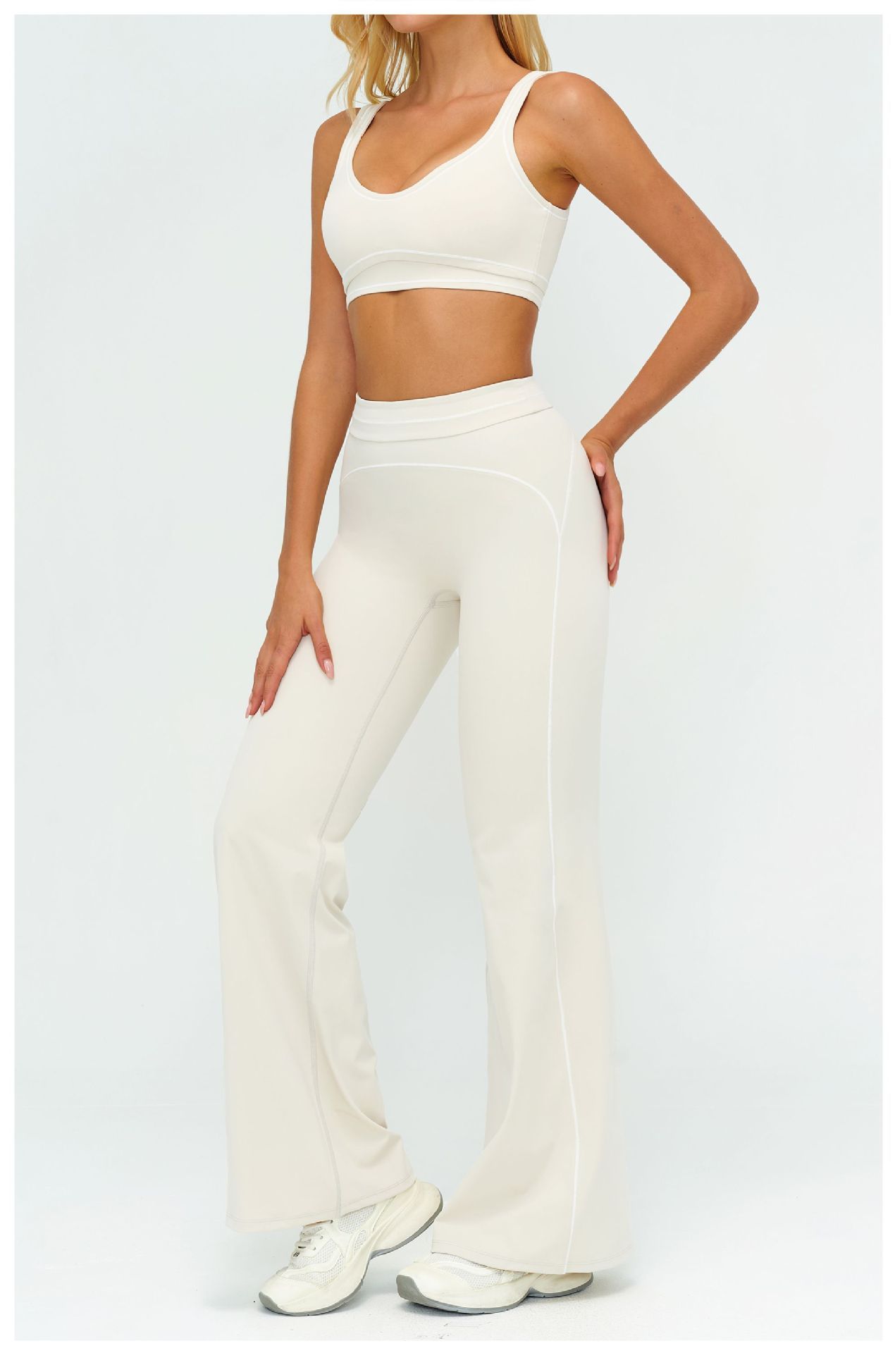 color-blocked fitness outfits for women