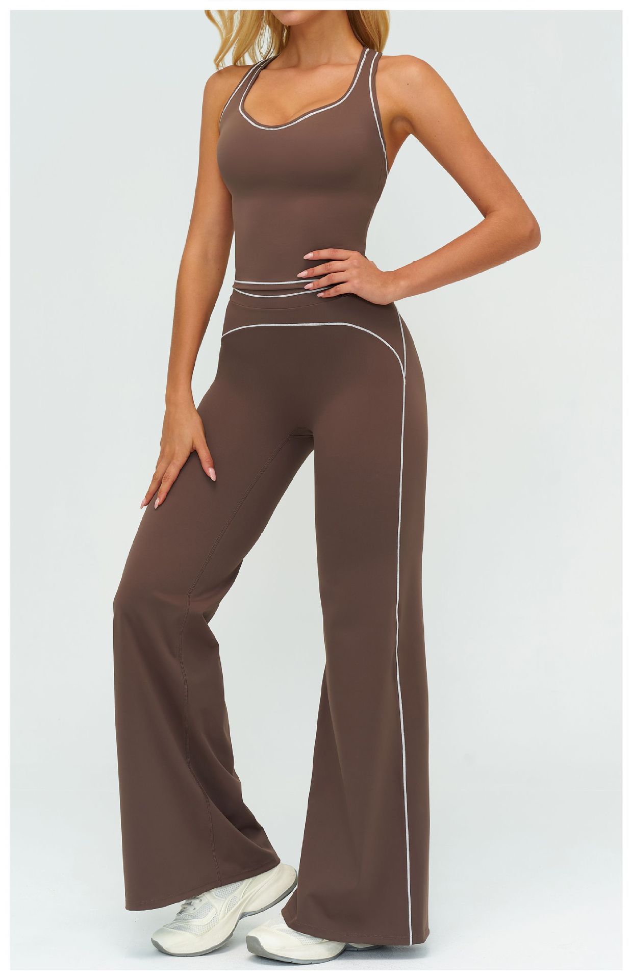 color-blocked fitness outfits for women