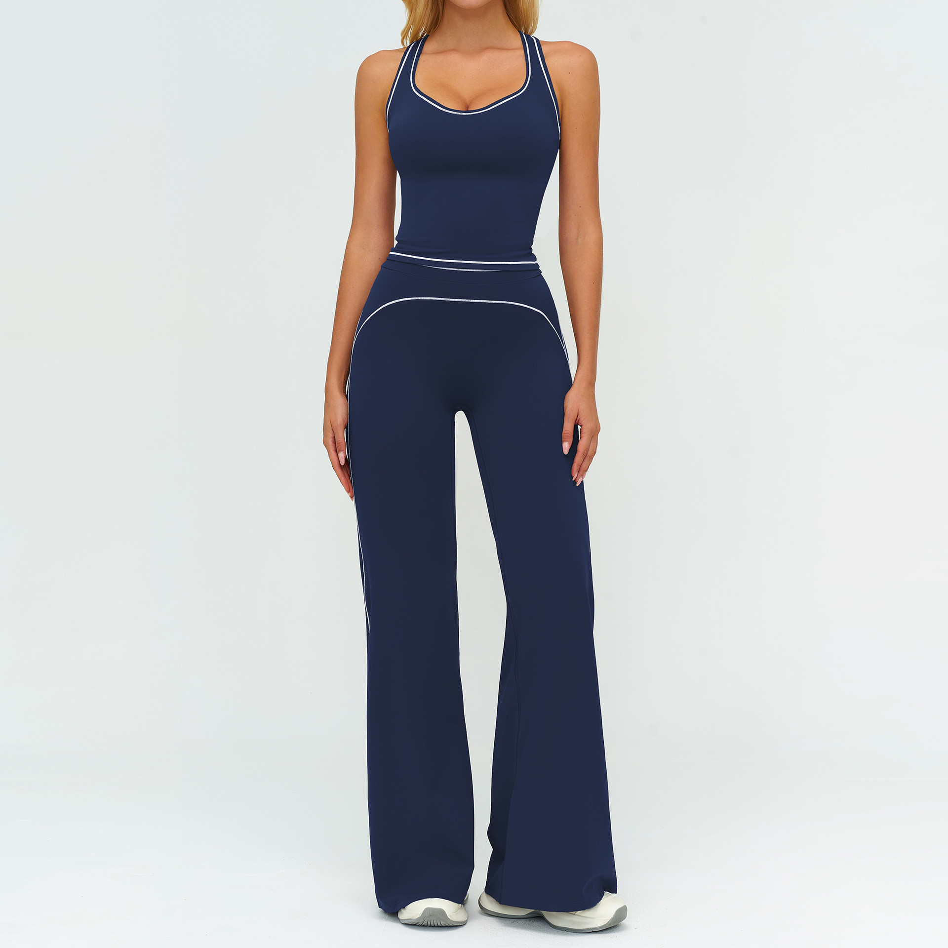 color-blocked fitness outfits for women