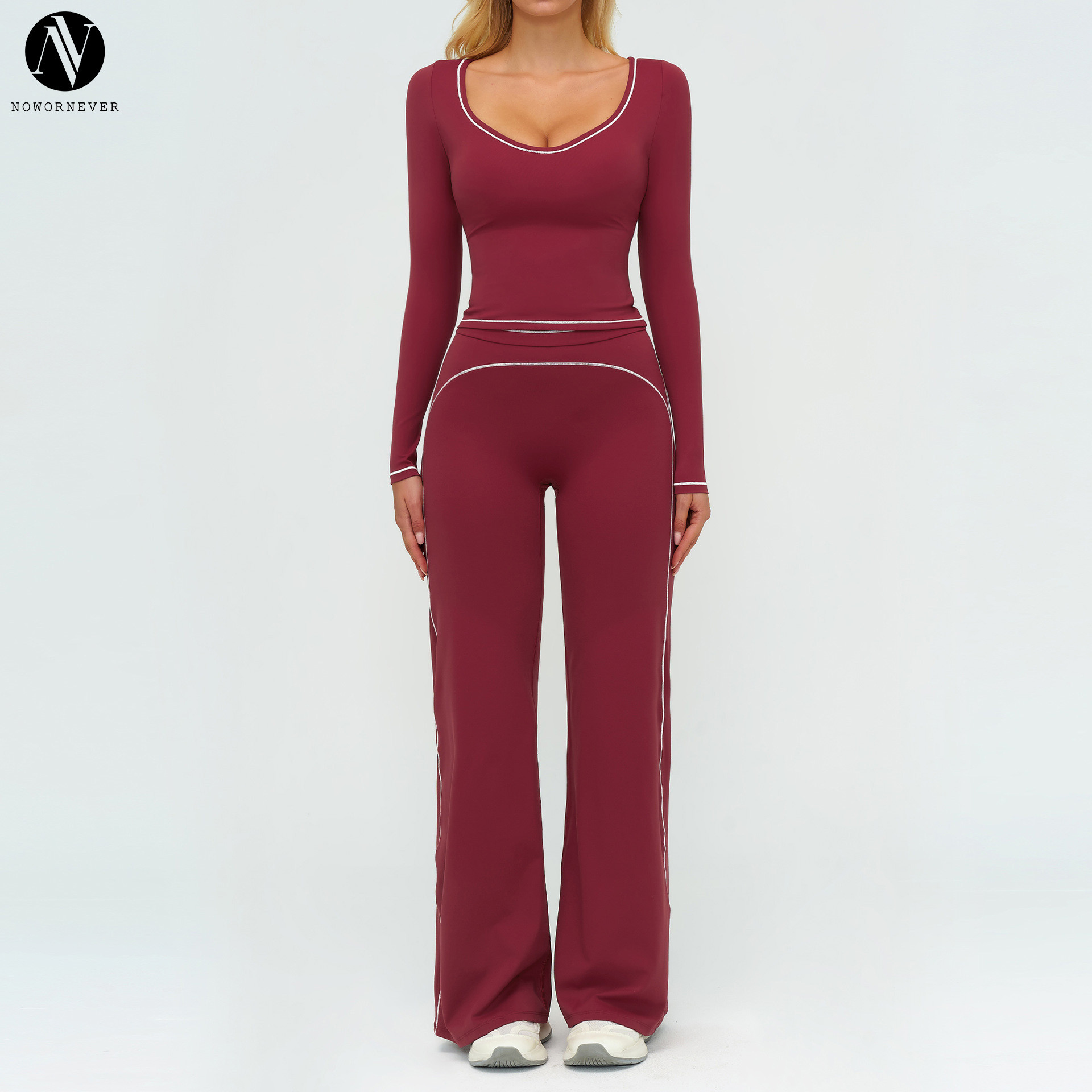 color-blocked fitness outfits for women