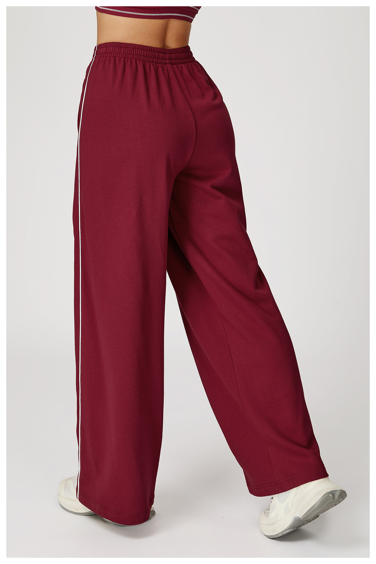 color-blocked athletic sweatpants