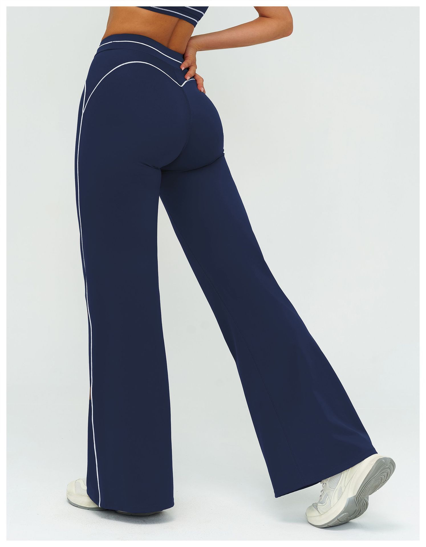 High-Waisted Wide-Leg Pants