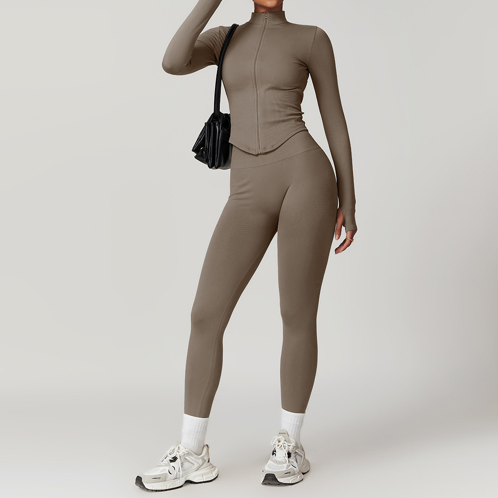ribbed waist yoga clothing supplier