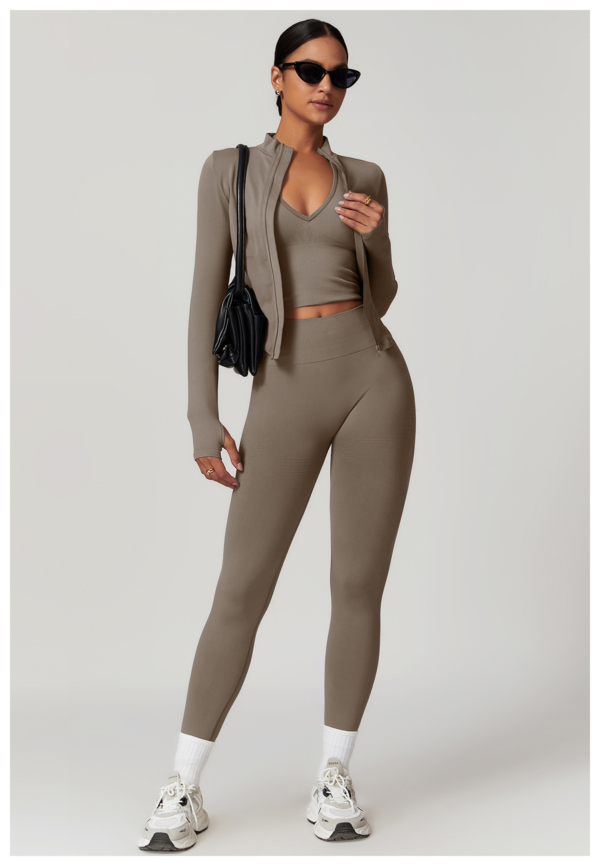 ribbed waist yoga clothing supplier