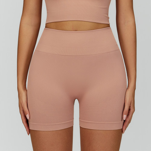 OEM & ODM Seamless High-Waisted Yoga Shorts - Peach-Shaped Buttock Lifting Fitness Shorts for Outdoor Running | Wholesale Activewear & Sports Apparel Supplier7725