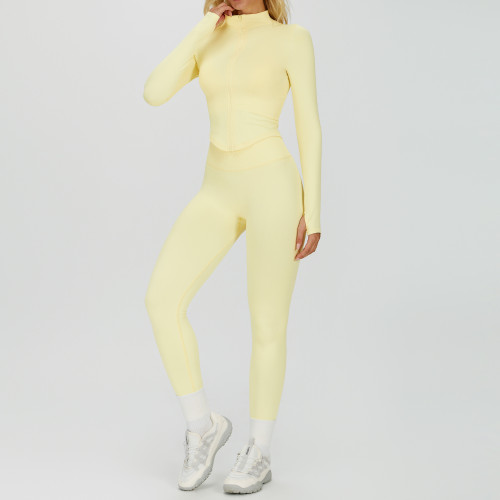 OEM & ODM Cross-Border Seamless Yoga Set - Slimming Quick-Dry Fitness Wear, Outdoor Running Sports 3-Piece Set 7790 for Wholesale & Sourcing Agents