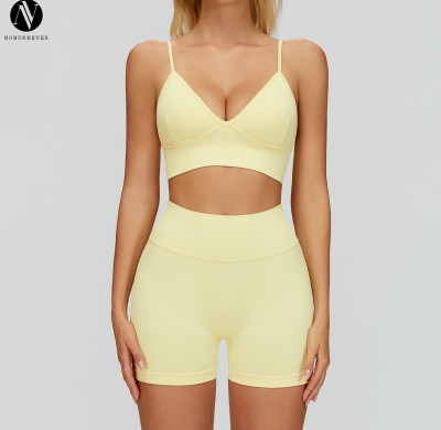 OEM & ODM Cross-Border Seamless Yoga Set - Slimming Quick-Dry Fitness Wear | Outdoor Running Sports Three-Piece Set 7790 for Wholesale & Sourcing Agents