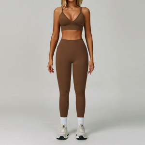 OEM & ODM Cross-Border Seamless Tight-Fitting Yoga Set - Slimming Quick-Drying Fitness Wear & Outdoor Running Sports Three-Piece Set 7790 for Wholesale & Sourcing Agents