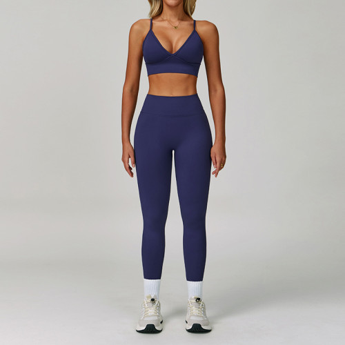 OEM & ODM Cross-Border Seamless Tight-Fitting Yoga Set - Slimming Quick-Drying Fitness Wear & Outdoor Running Sports Three-Piece Set 7790 for Wholesale & Sourcing Agents