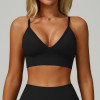Seamless Double-Strap Yoga Bra - Stylish Quick-Dry Sports Top Perfect for Running, Fitness & Yoga | OEM, ODM, and Sourcing Solutions for Global Brands