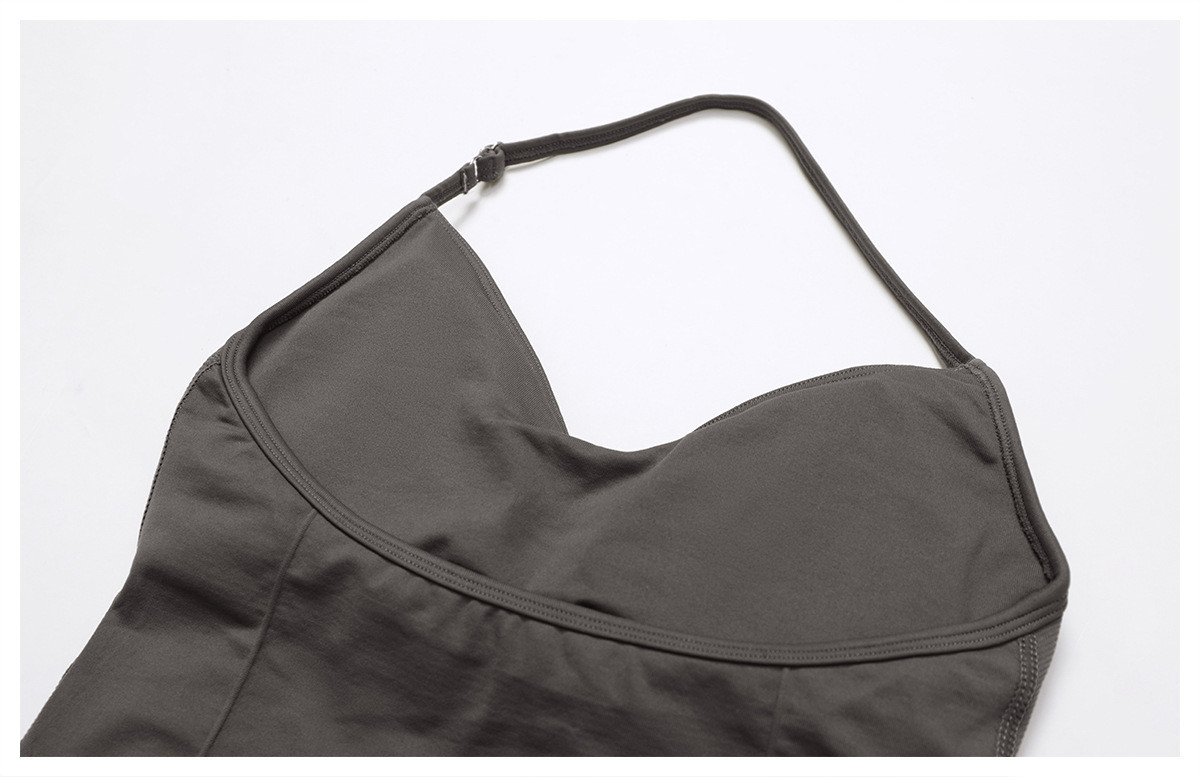 Pleated Sports Top for Women