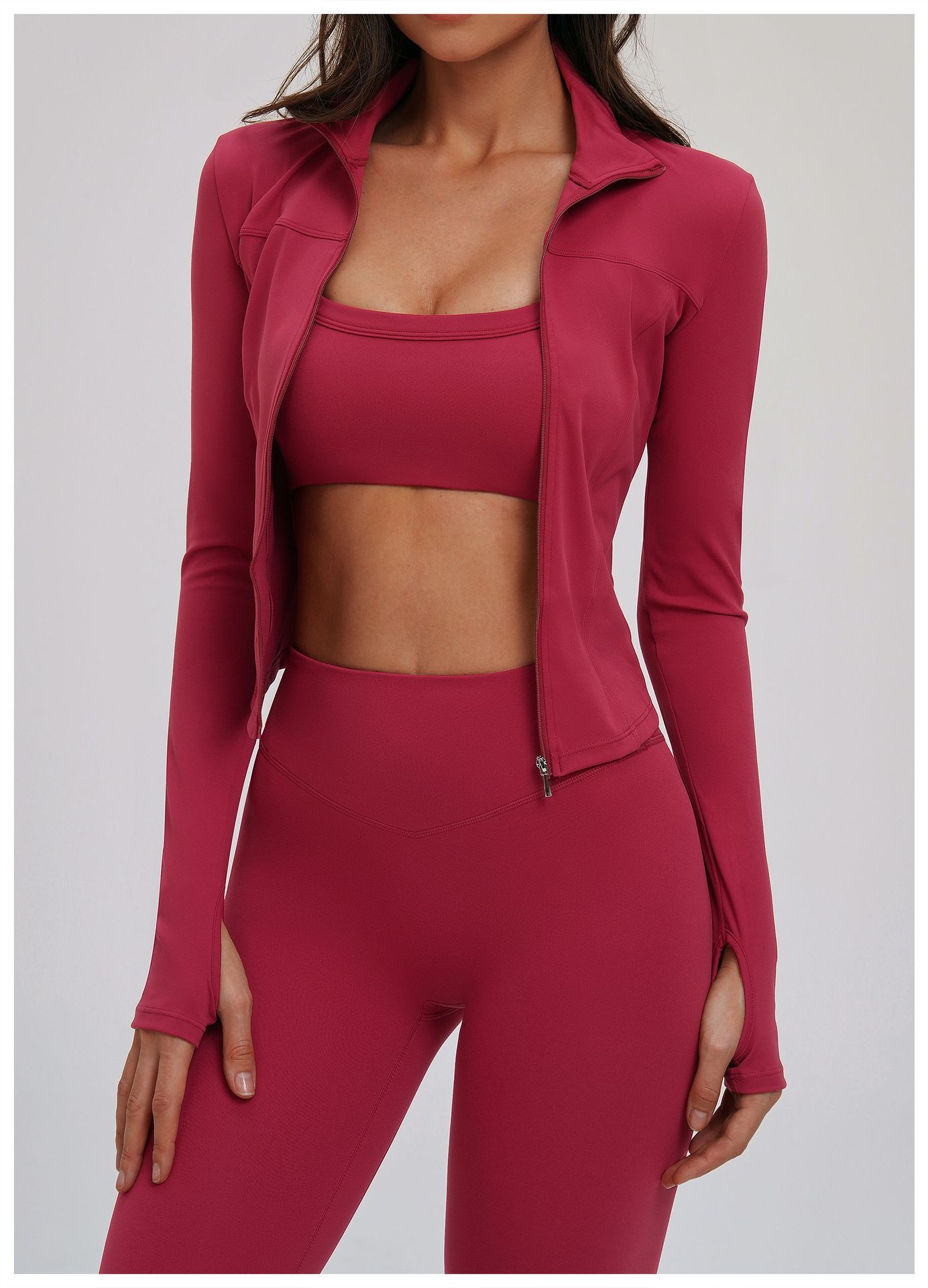 OEM/ODM Yoga Zip Jackets 