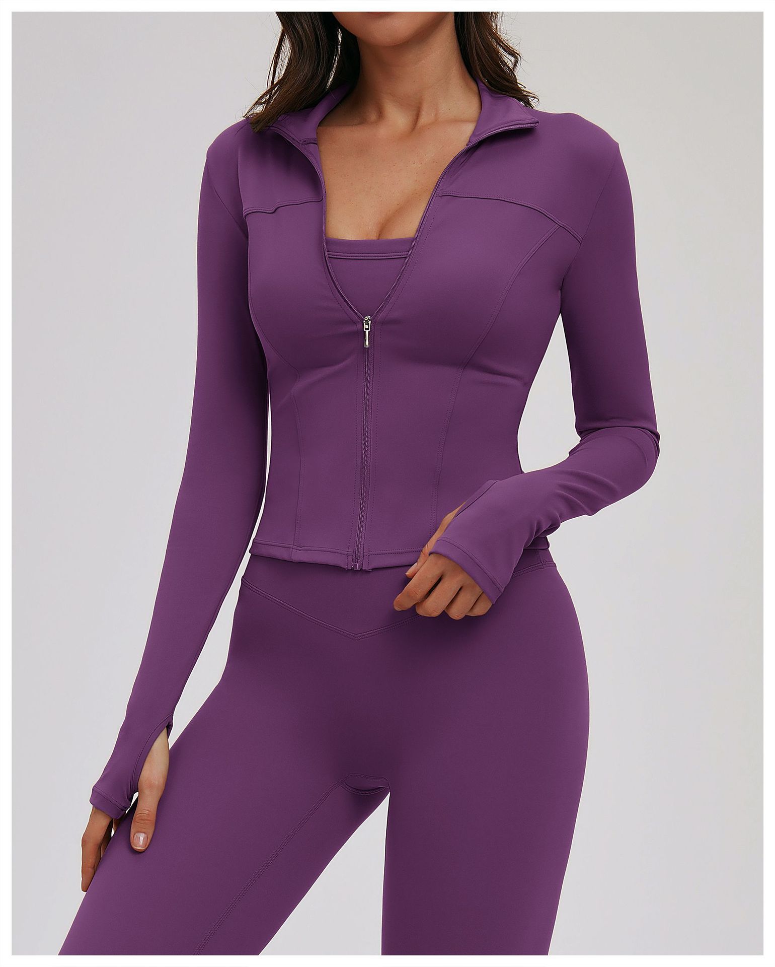 OEM/ODM Yoga Zip Jackets 