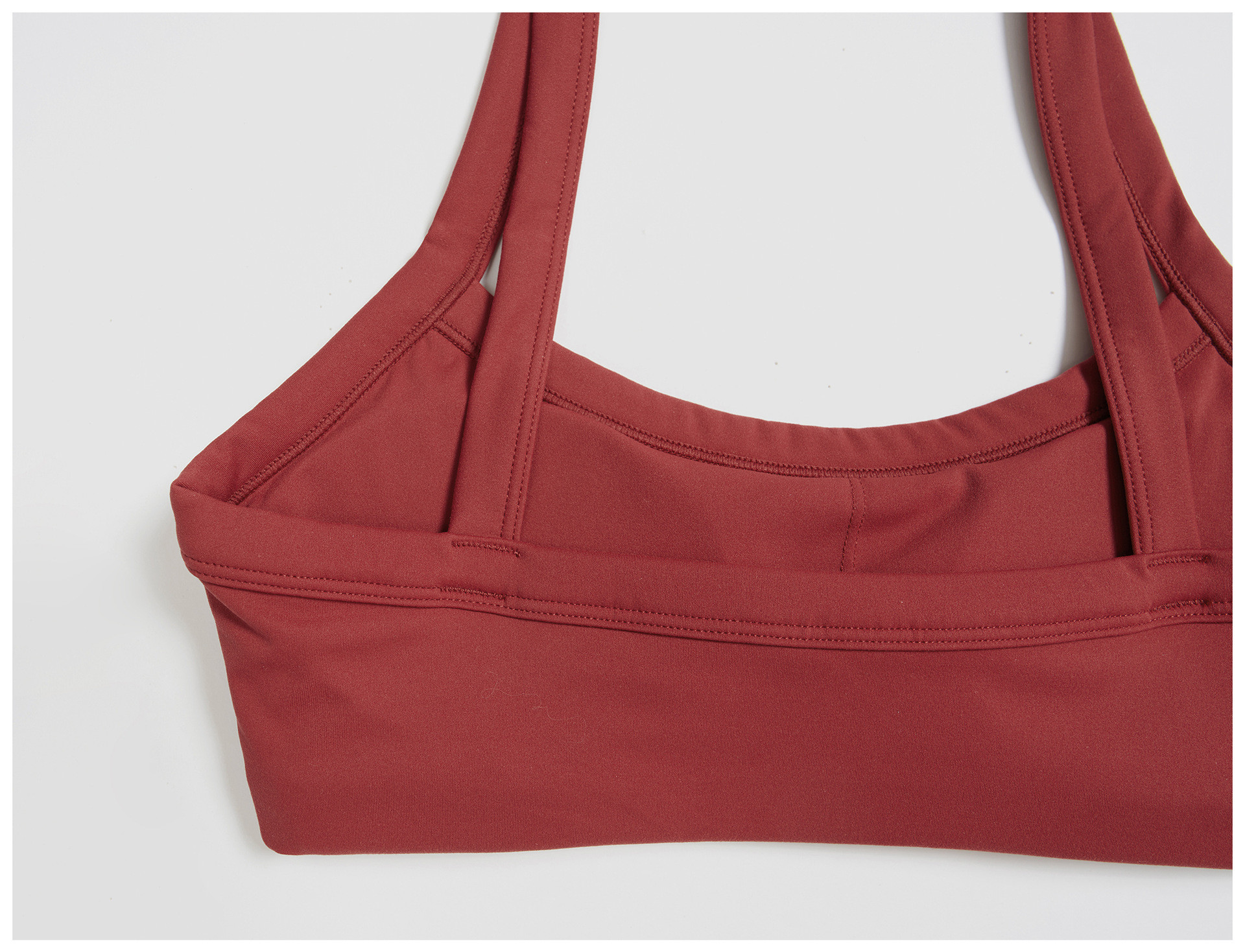 double shoulder strap yoga bra