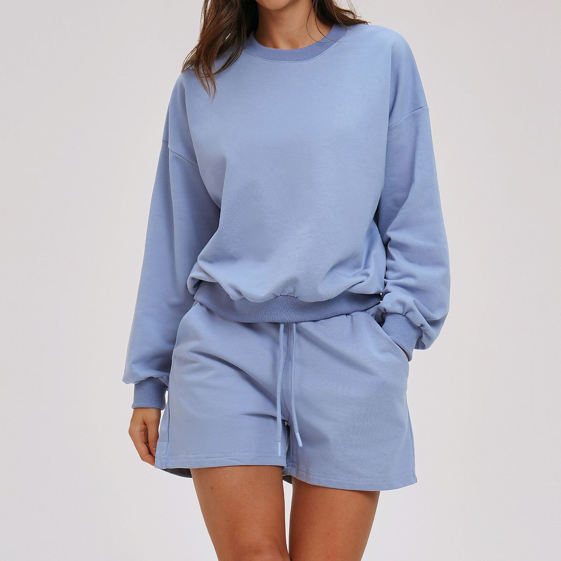 fashionable sweatshirt set for wholesale