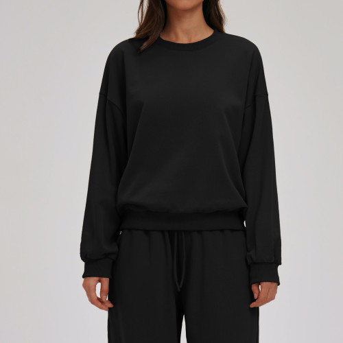 Premium Quality Crew Neck Sweatshirt for Autumn/Winter - Long Sleeve, Loose Fit Casual Wear for Outdoor Running - OEM & ODM Services Offered - Perfect for Wholesalers | Style 7025