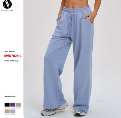 Wholesale OEM Sports Sweatpants | New European & American Style Loose Wide-Leg Casual Trousers for Cycling & Running | ODM Activewear Solutions for Global Brands