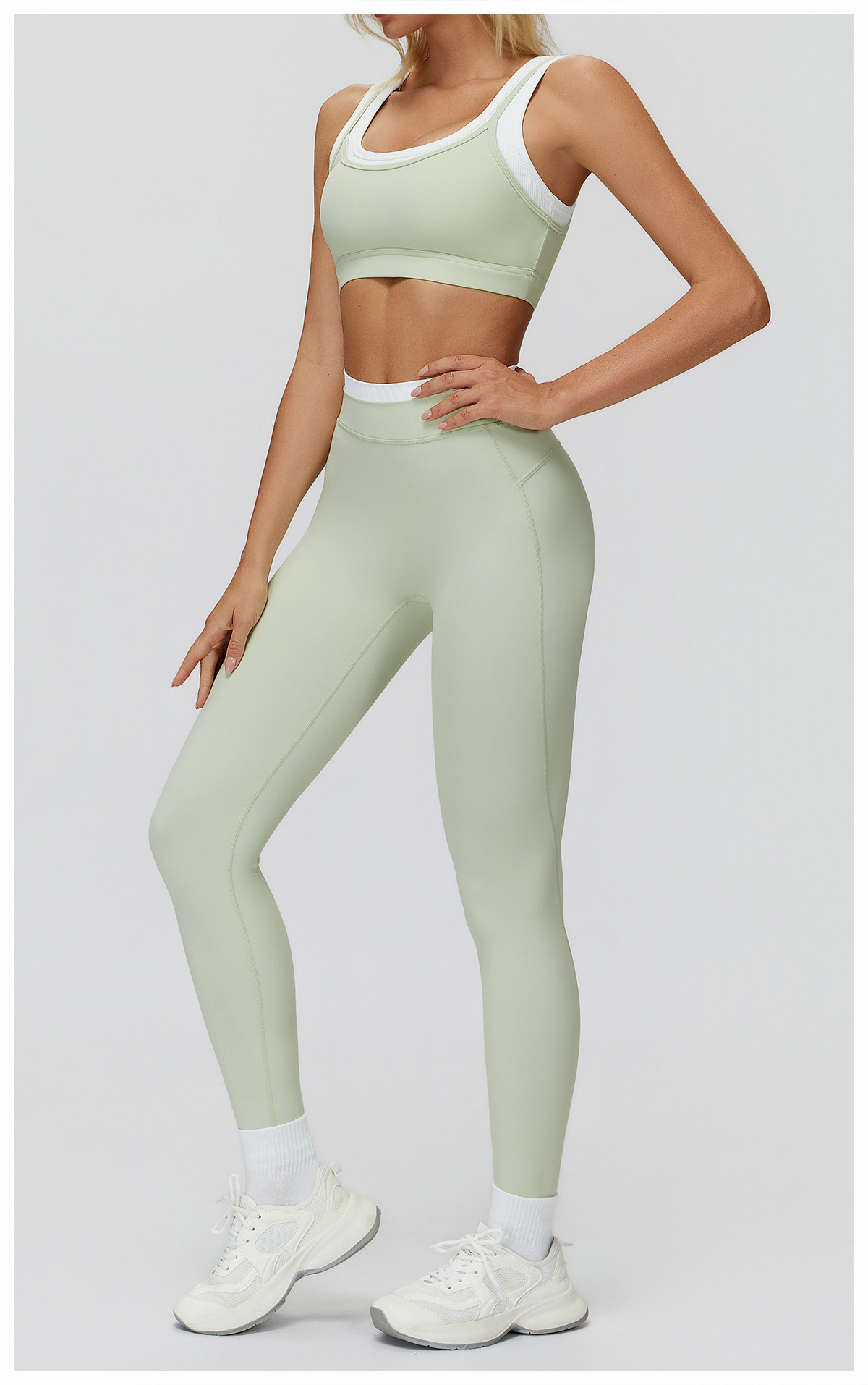 high-waisted fitness set