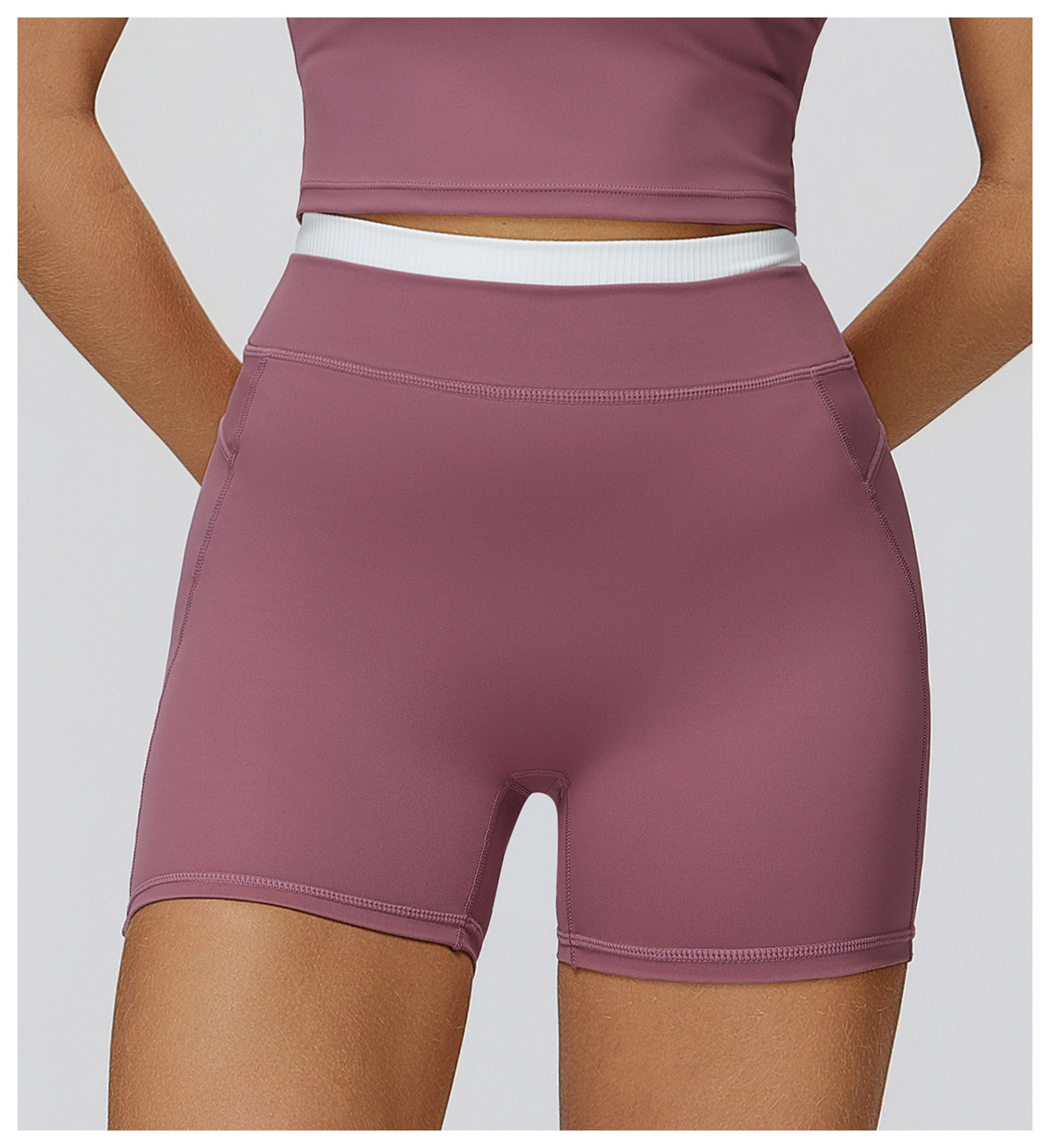 color-blocked athletic wear