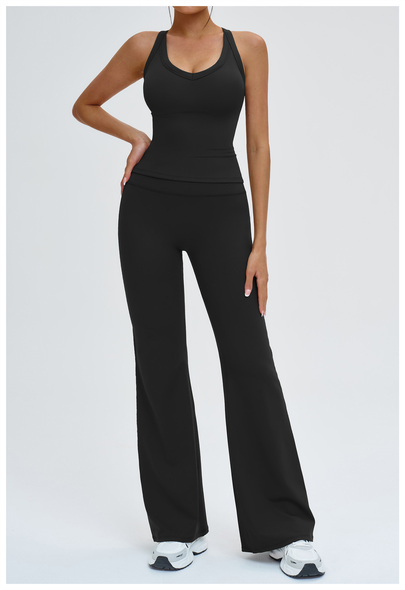 slimming wide-leg sportswear