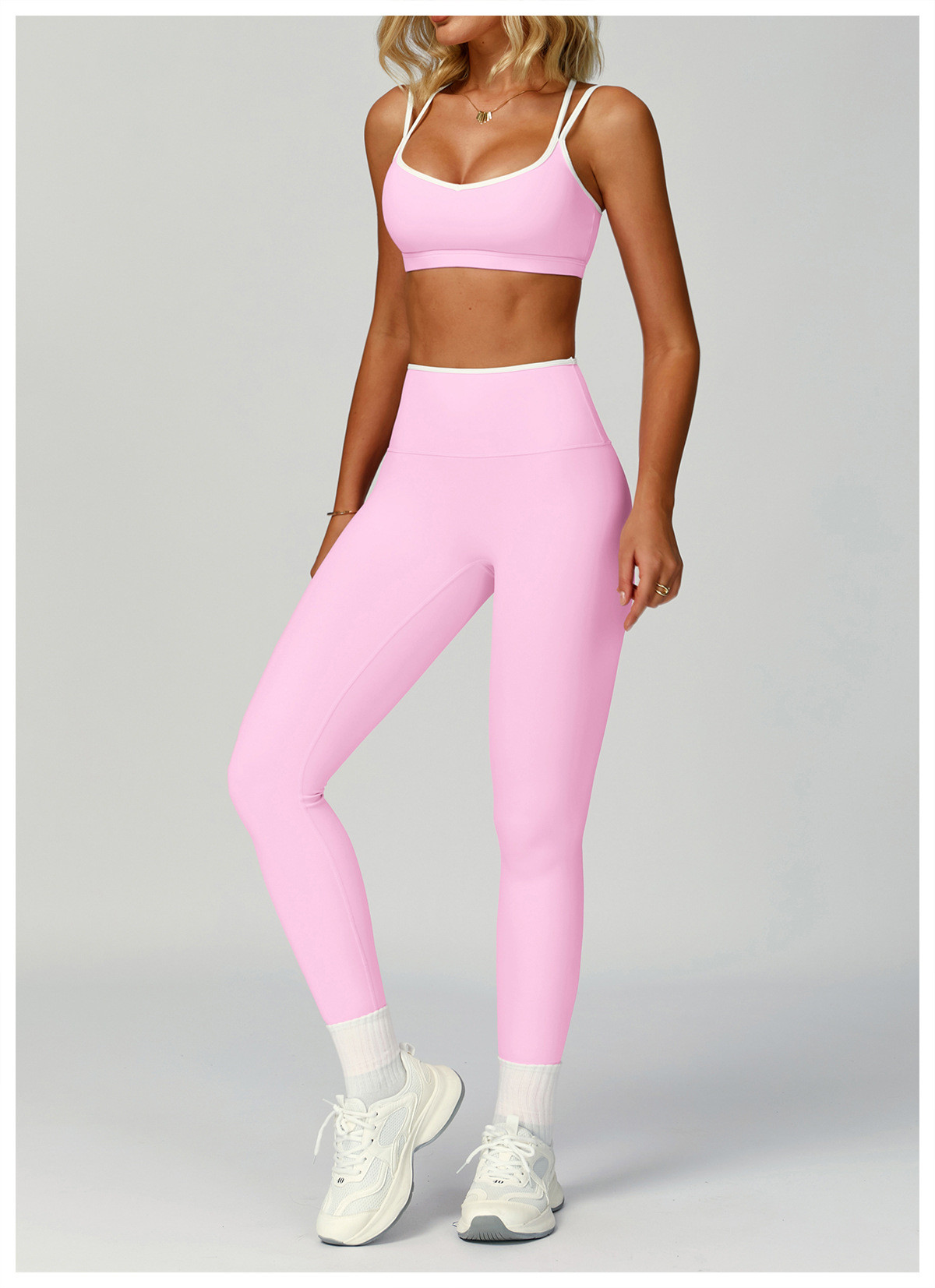 color block trim tracksuit