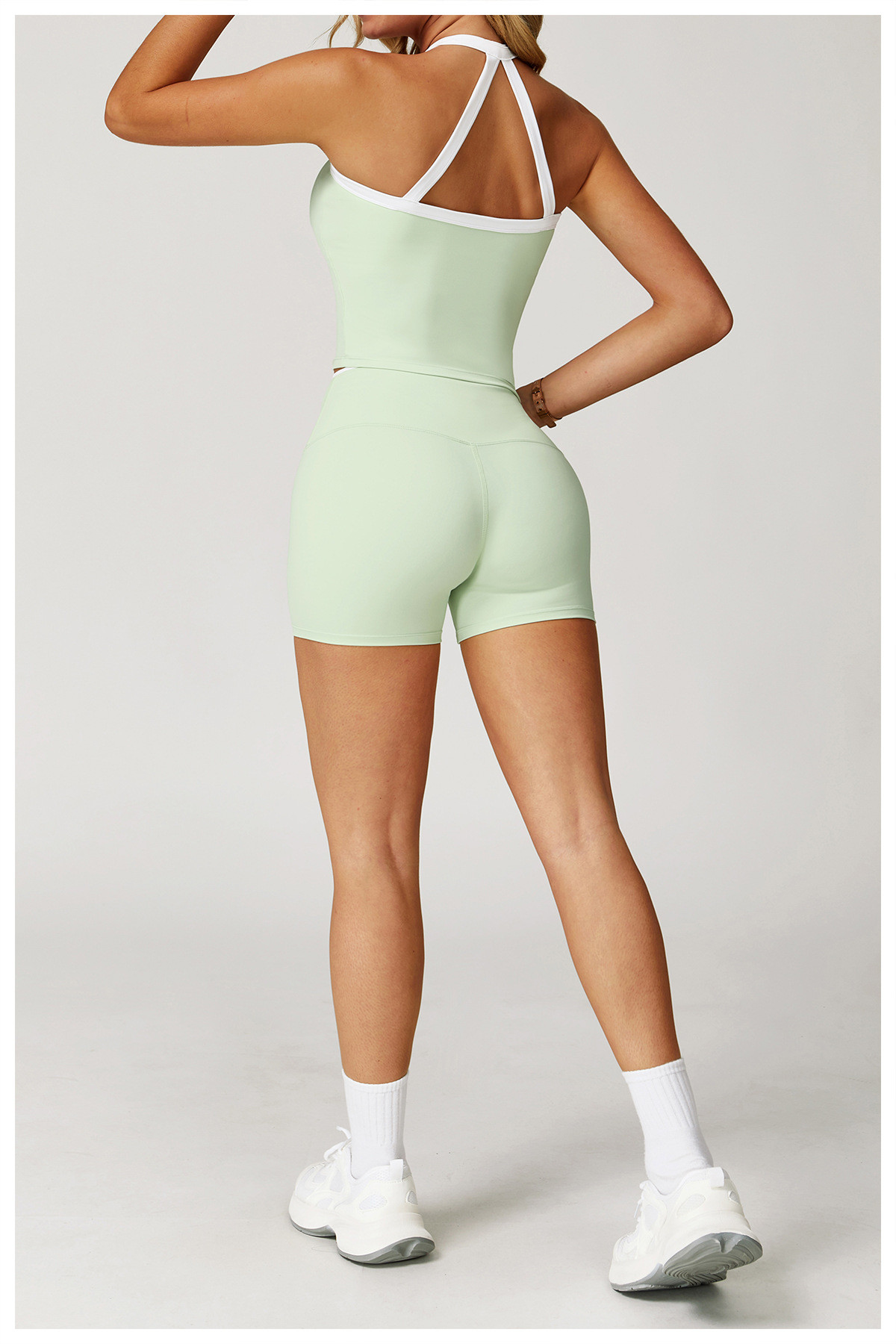 color block trim tracksuit