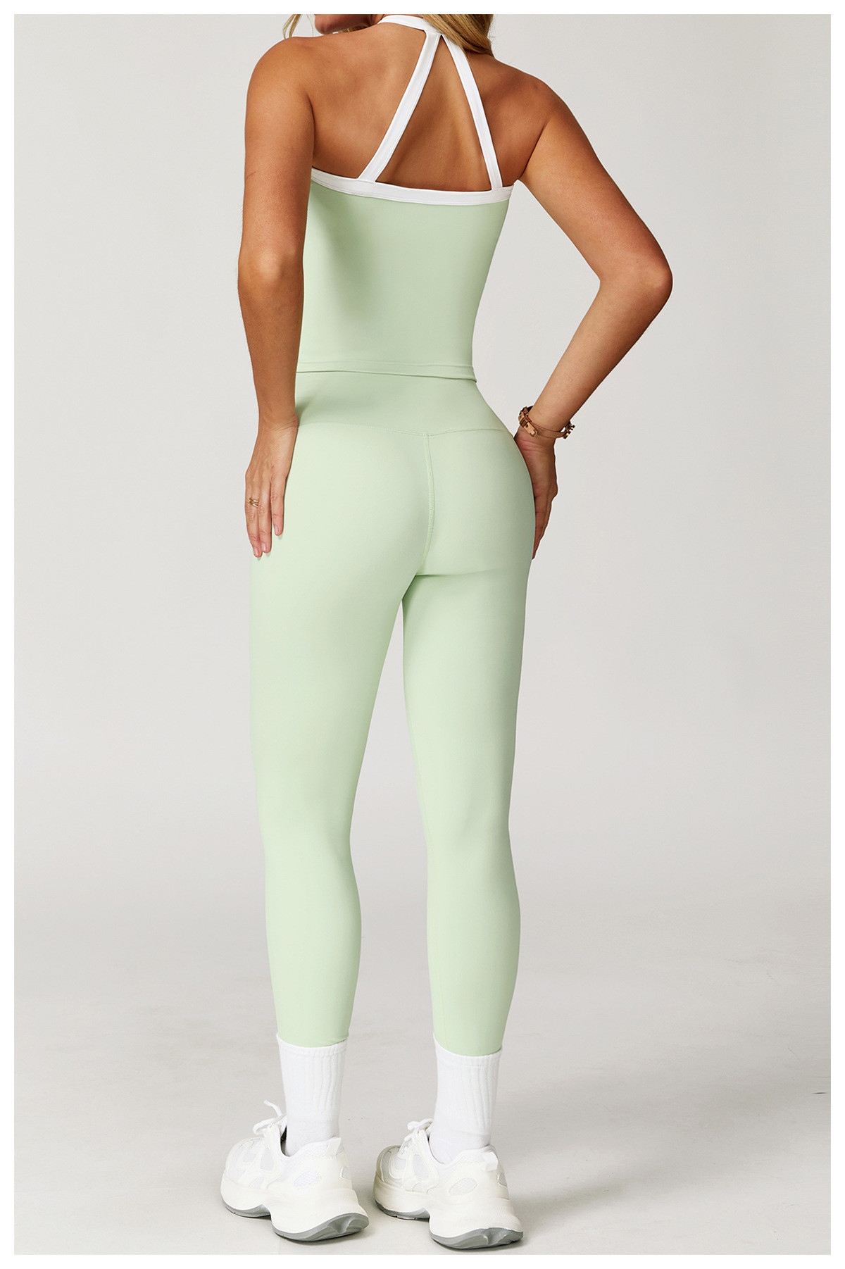 color block trim tracksuit