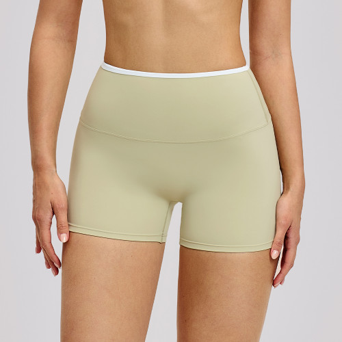 Tight High-Waisted Quick-Dry Yoga Shorts 9238 with Nude-Feel Texture | OEM, ODM & Wholesale Activewear Solutions for Fitness Professionals & Sourcing Agents
