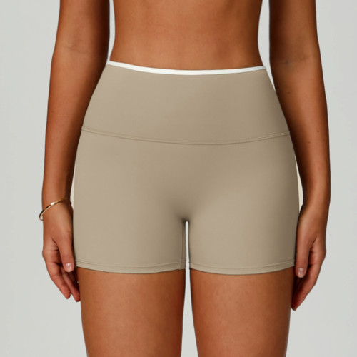 Tight High-Waisted Quick-Dry Yoga Shorts 9238 with Nude-Feel Texture | OEM, ODM & Wholesale Activewear Solutions for Fitness Professionals & Sourcing Agents