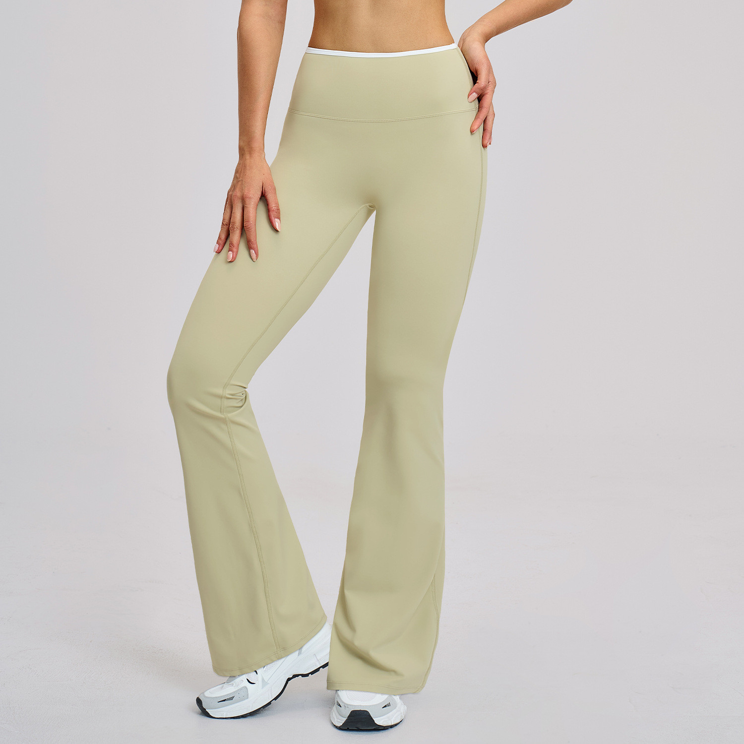 women's flared workout pants