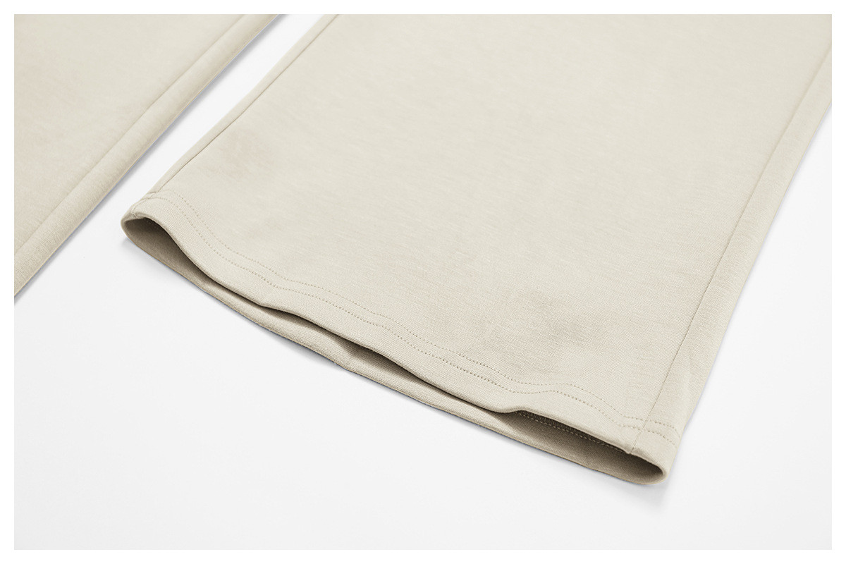 flowing straight-leg sweatpants