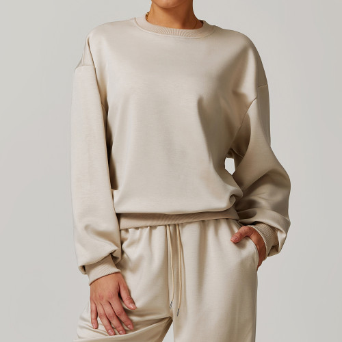 Trendy Crew Neck Sweatshirt - Comfortable Loose Fit & Long Sleeves | OEM, ODM & Wholesale Available | Clearance Sale, No Returns/Exchanges on Style 8952-1