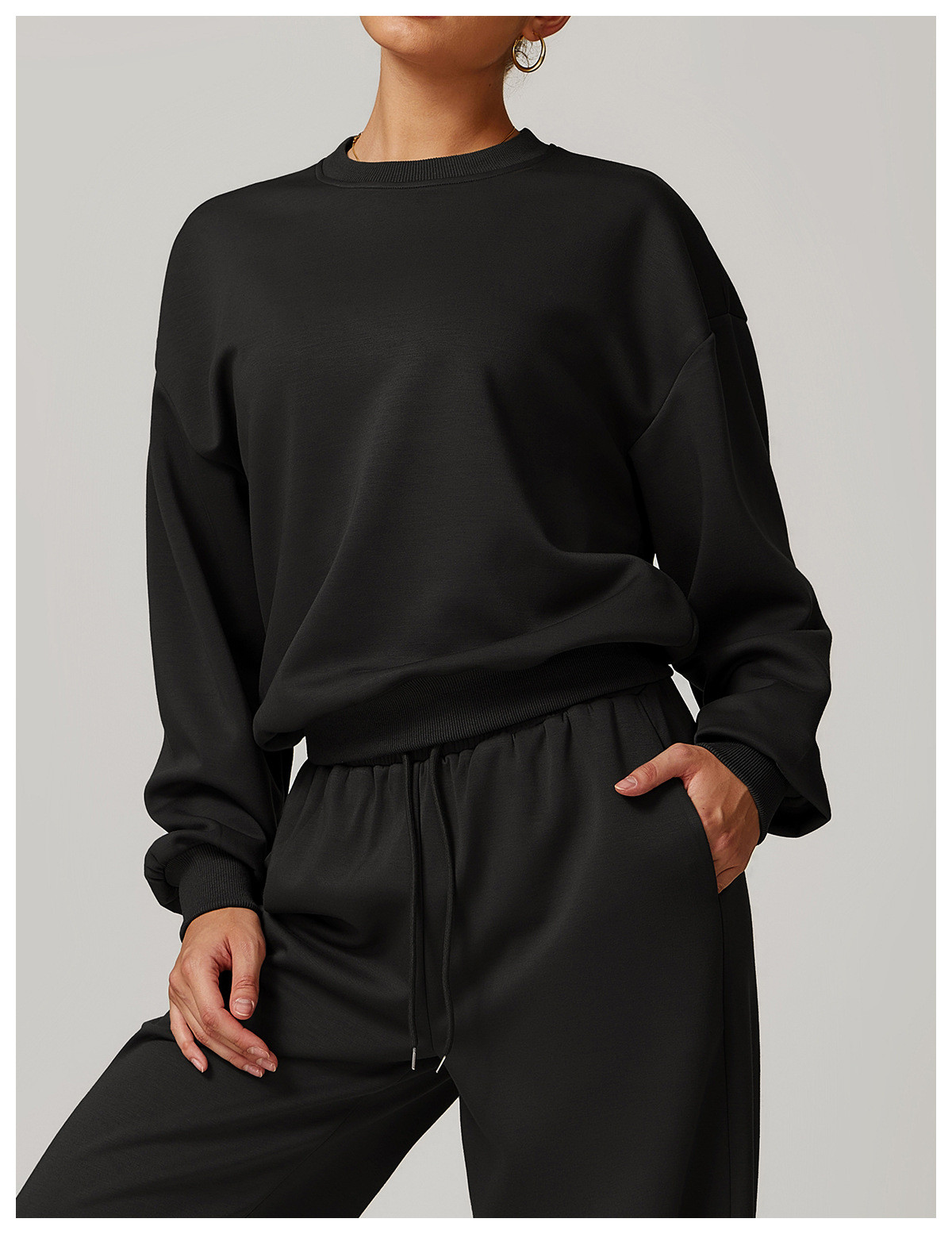 mfortable loose fit sweatshirts OEM