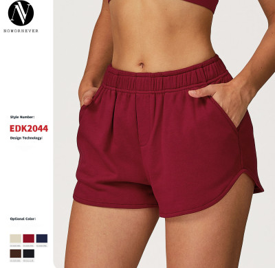 High-Waisted Wide-Leg Sweatpants for Autumn/Winter - OEM & ODM Casual Sports Shorts for Outdoor Running - Wholesale Solutions and Sourcing Agents - 2044