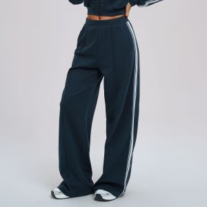 Casual Loose Fit Color-Blocked Athletic Sweatpants - OEM & ODM Available, Pocketed Long Pants for Comfort in Outdoor Cycling & Hiking | Style 2519 - Wholesale Opportunities for Agents